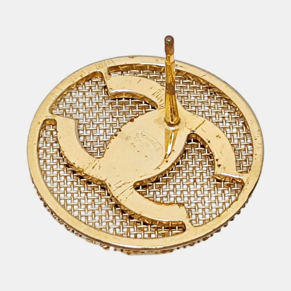 Metal Gold Stud Earrings