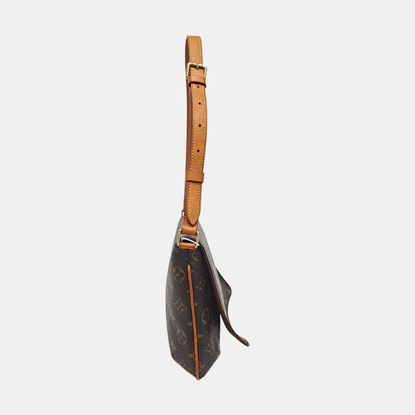 MUSETTE TANGO Monogram Coated Canvas Brown