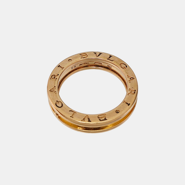 B.ZERO1 18k Rose Gold Ring EU 54