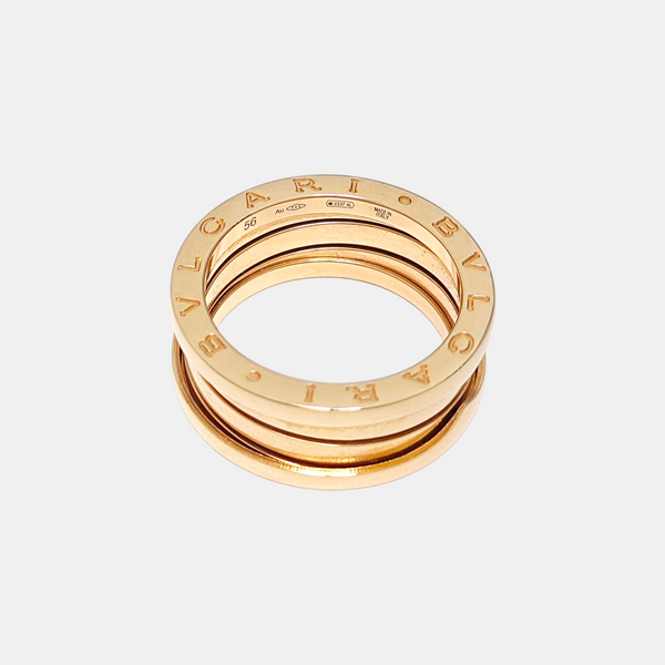 B.ZERO1 18k Rose Gold Ring EU 56
