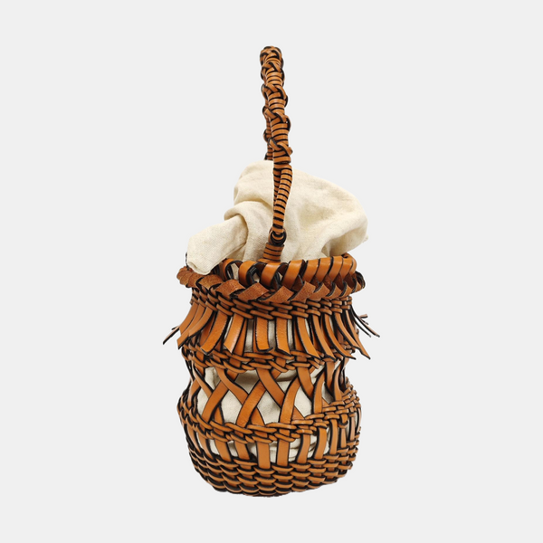 Bucket Small Calfskin Brown