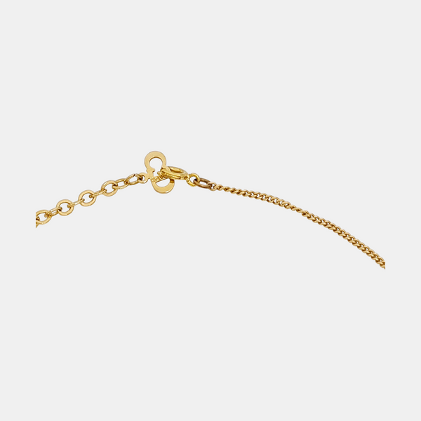Petit CD Metal Gold Necklace