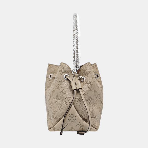 BELLA Monogram Calfskin Gray