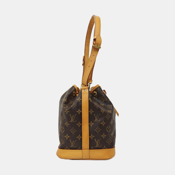 NOÉ MM Monogram Coated Canvas Brown