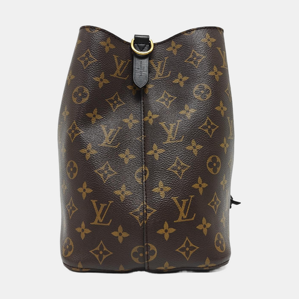 NÉONOÉ MM Monogram Coated Canvas Brown