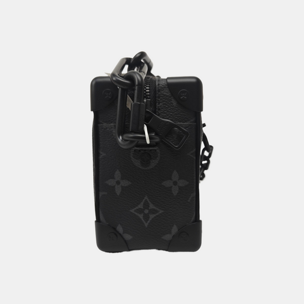 SOFT TRUNK Mini Monogram Coated Canvas Black