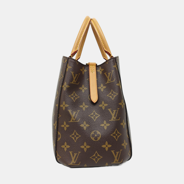 MONTAIGNE Monogram Coated Canvas Brown