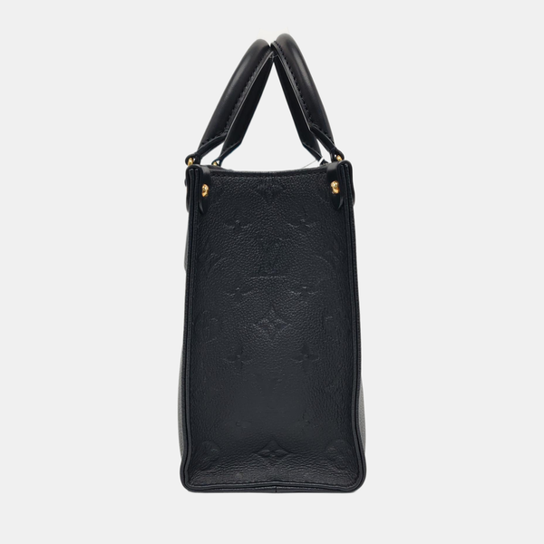 ONTHEGO PM Monogram Calfskin Black
