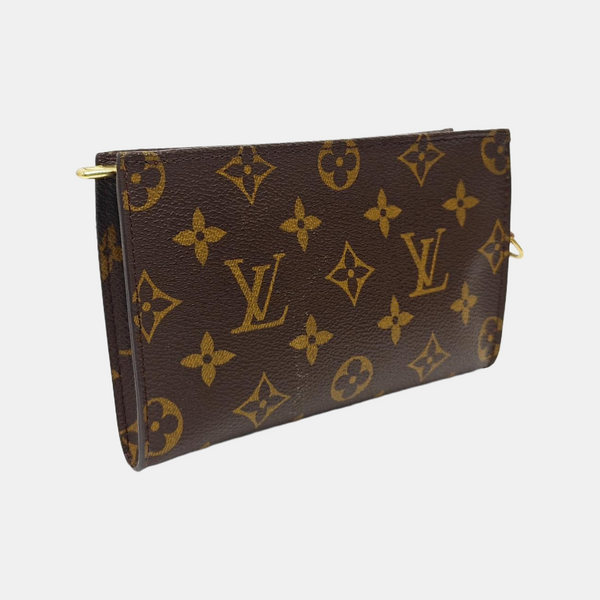 BUCKET Monogram Coated Canvas Brown