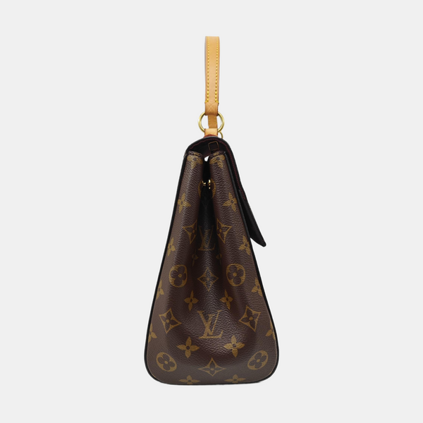 CLUNY MM Monogram Coated Canvas Brown