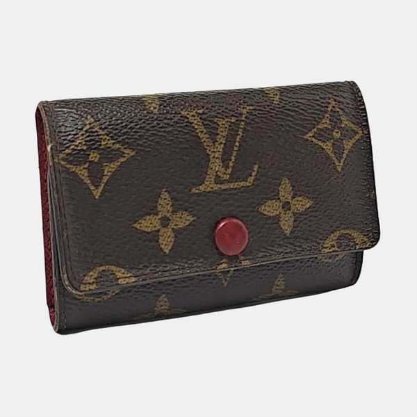 Monogram Coated Canvas Brown Key Pouch