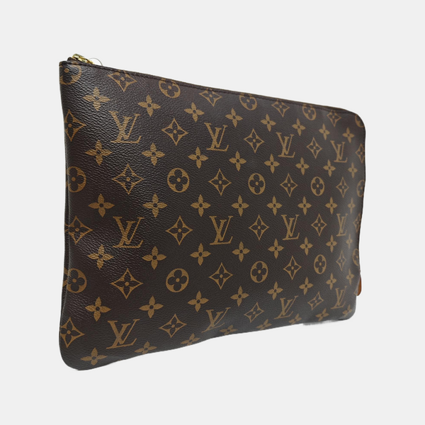 Etui Voyage MM Monogram Coated Canvas Brown