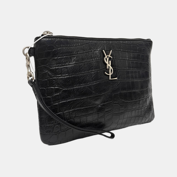Calfskin Clutch Black