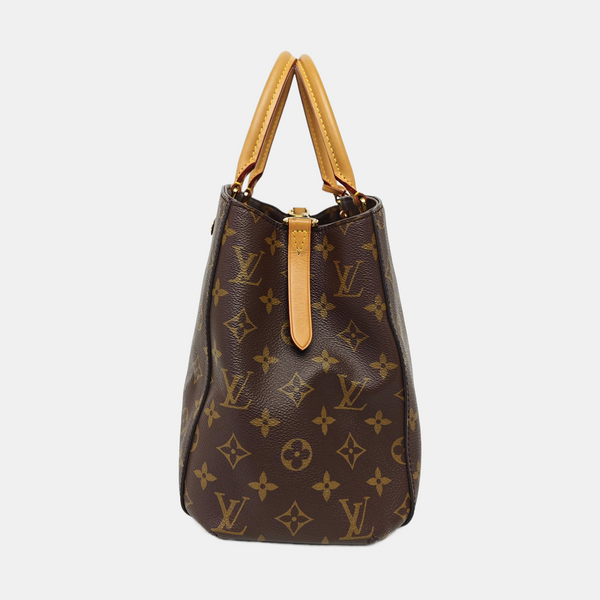 MONTAIGNE Monogram Coated Canvas Brown