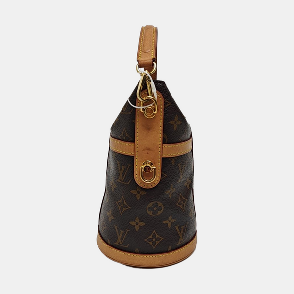 DUFFLE Monogram Coated Canvas Brown
