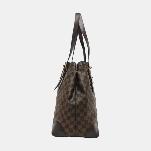 HAMPSTEAD GM Damier Ebene Coated Canvas Brown