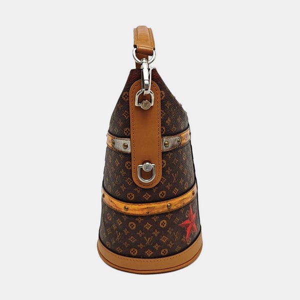 DUFFLE Monogram Coated Canvas Brown