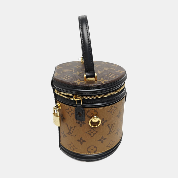 CANNES PM Monogram Coated Canvas Brown