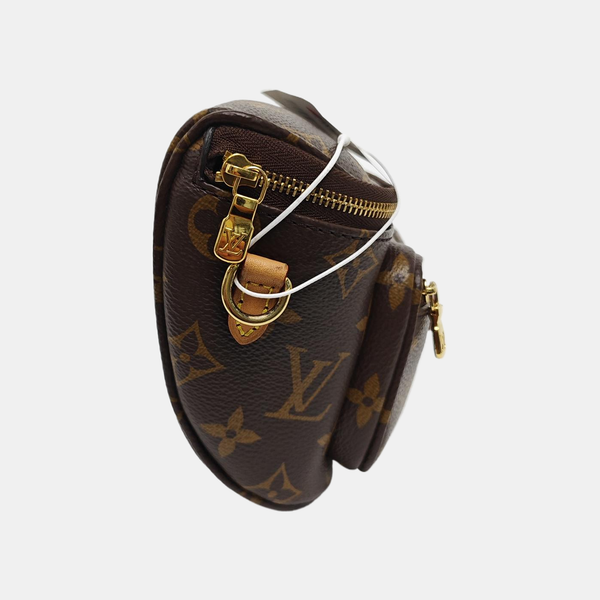 UTILITY Mini Monogram Coated Canvas Brown