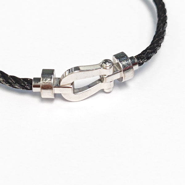 Force 10 Fabric Black Bracelet