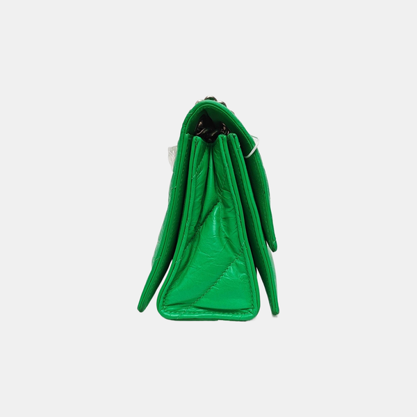 Authenticated pre-owned Crush Small Quilted Calfskin Green - Shoulder Bag at Looply
