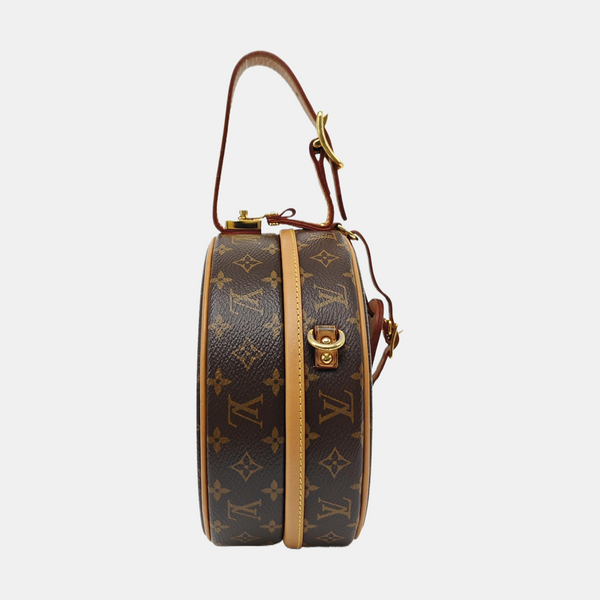 BOITE CHAPEAU PM Monogram Coated Canvas Brown