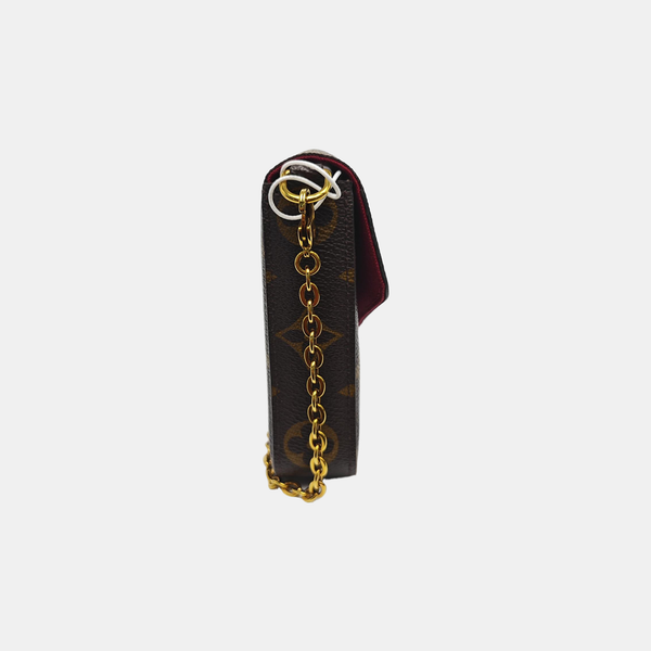 FÉLICIE Monogram Coated Canvas Brown
