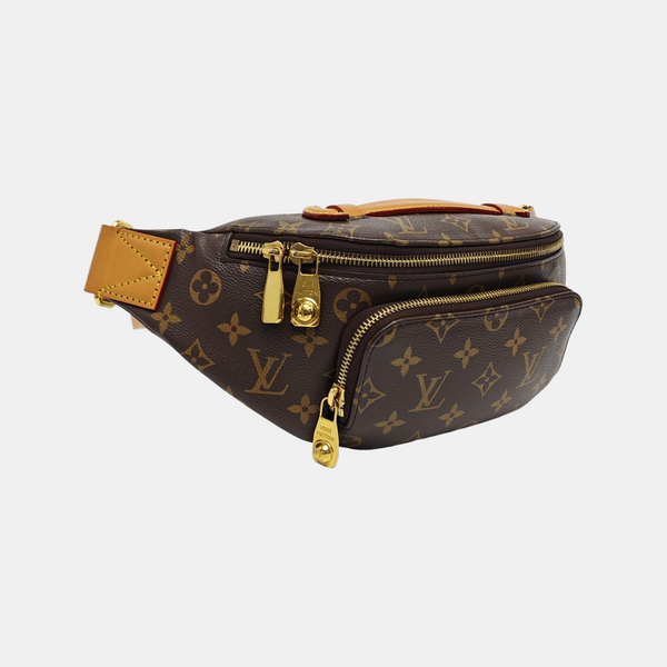 RUSH Monogram Coated Canvas Brown