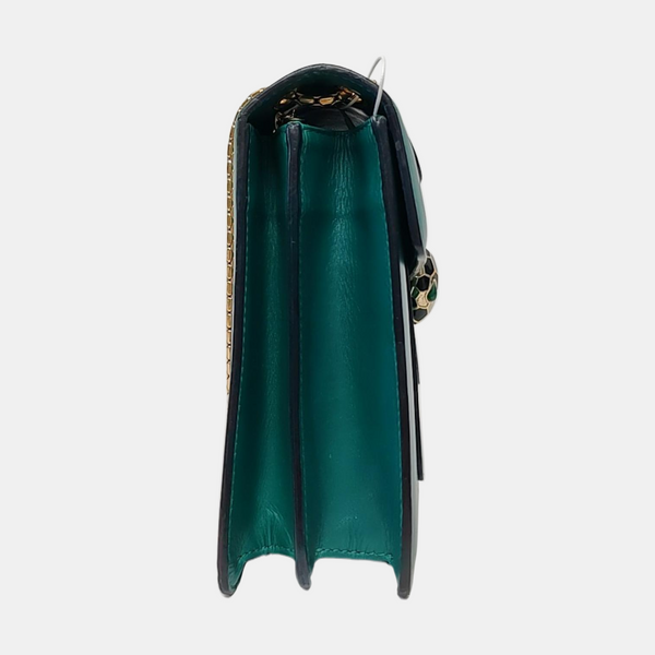 SERPENTI FOREVER Medium Calfskin Green