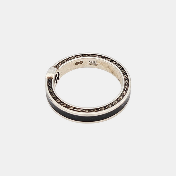 Interlocking G 925 Sterling Silver Ring HK 12
