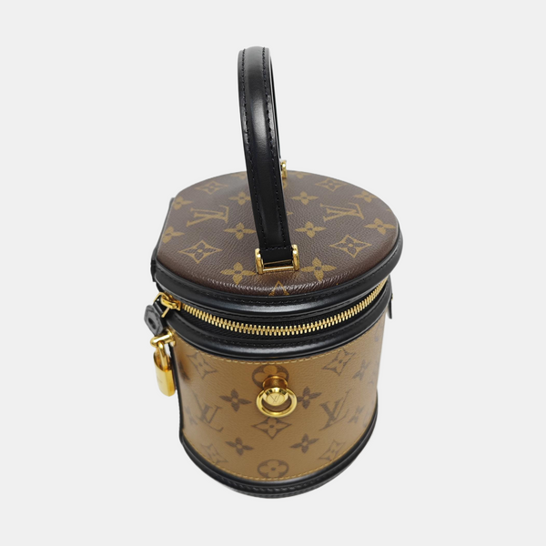 CANNES PM Monogram Coated Canvas Brown