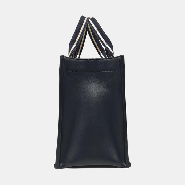 Book Tote Small Oblique Canvas Blue