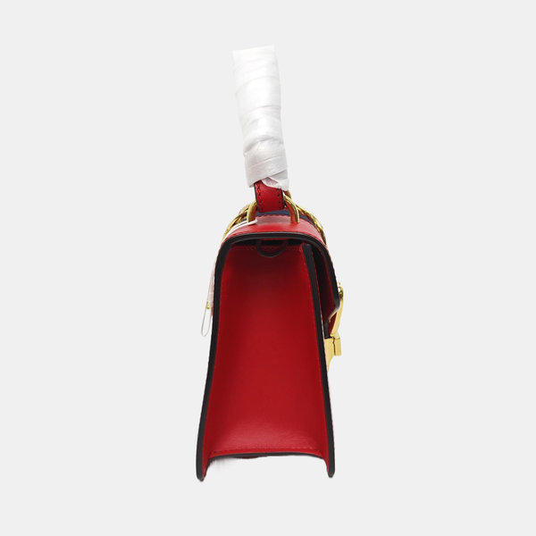 Sylvie Mini Calfskin Red