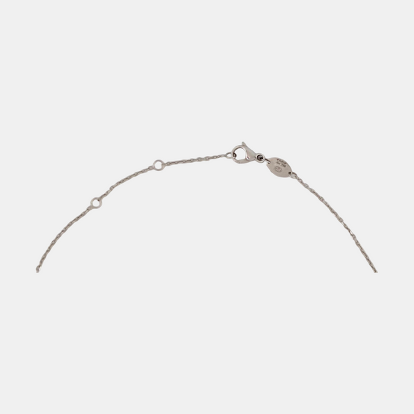 Jeux De Liens 18k White Gold Silver Necklace