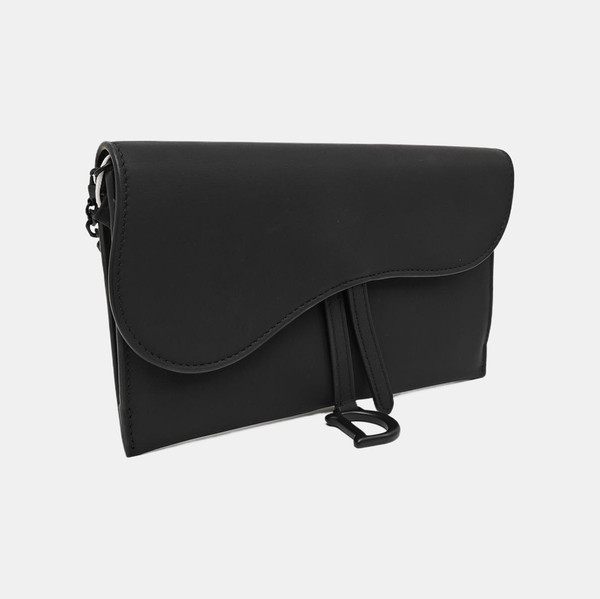 Saddle Mini Calfskin Black