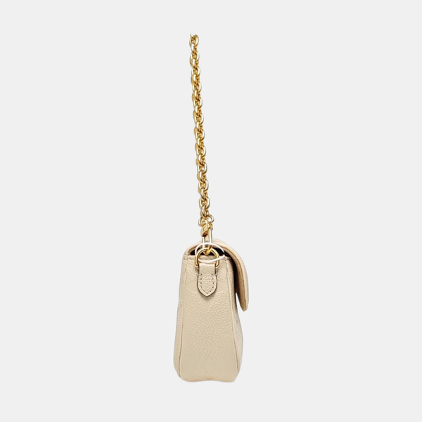 IVY Monogram Calfskin White