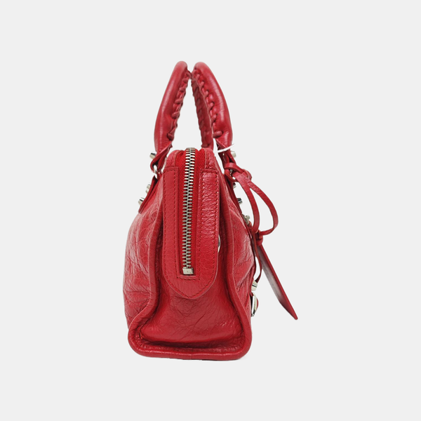 Classic City Mini Lambskin Red