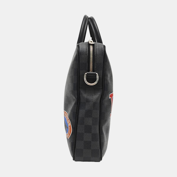 ANTON Damier Graphite Coated Canvas Gray