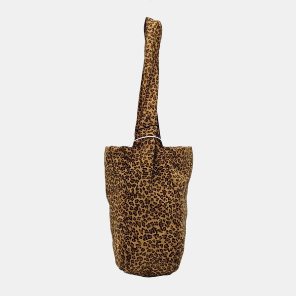 Nylon Tote Bag Brown