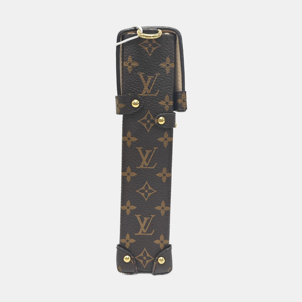 TRUNK Monogram Coated Canvas Brown