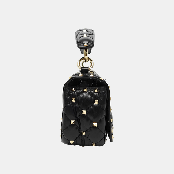 Calfskin Shoulder Bag Black