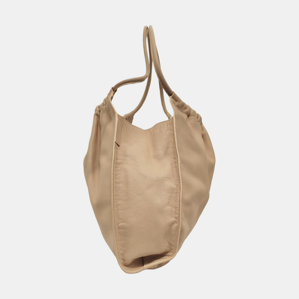 Calfskin Tote Bag Beige