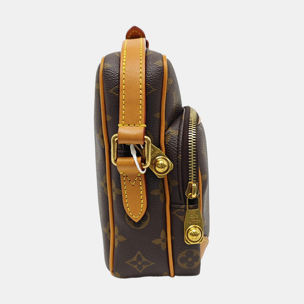 AMAZON Monogram Coated Canvas Brown