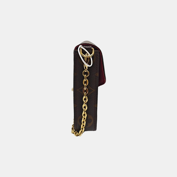 FÉLICIE Monogram Coated Canvas Brown