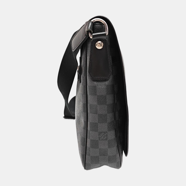 DANIEL Damier Graphite Coated Canvas Gray