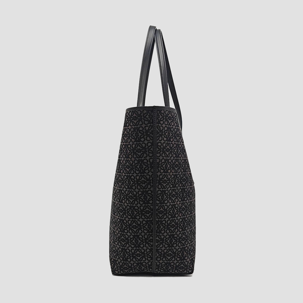 Anagram Tote Monogram Fabric Black