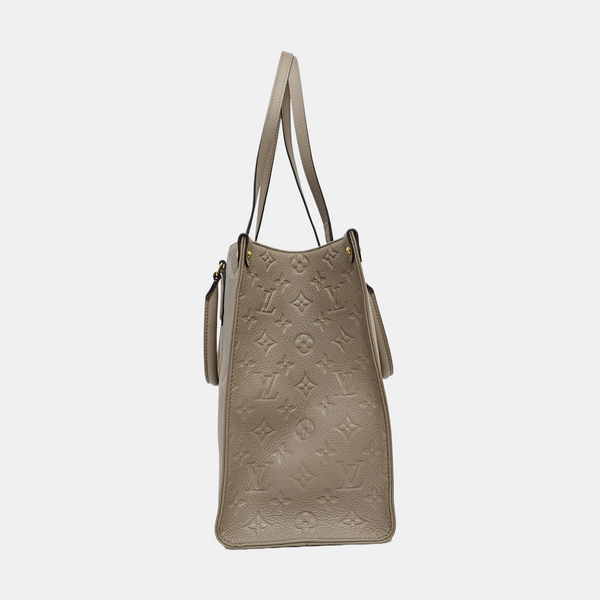 ONTHEGO MM Monogram Calfskin Gray