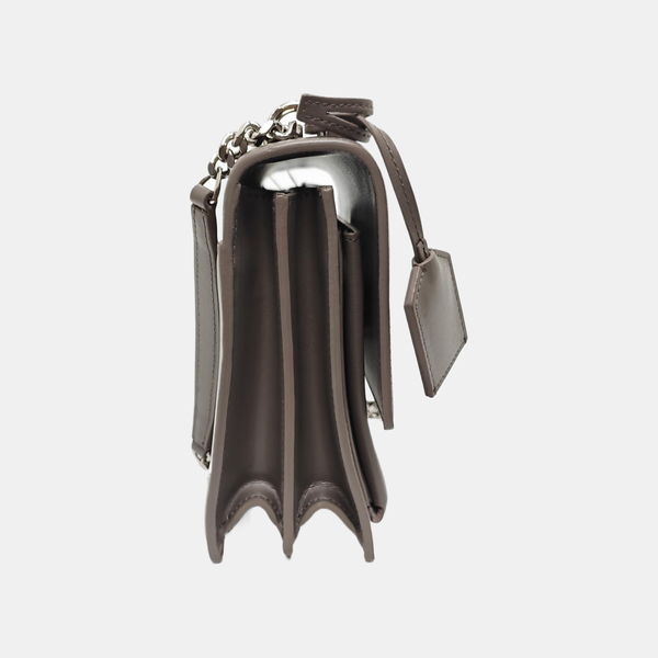 SUNSET Medium Calfskin Gray