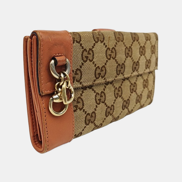 Monogram Canvas Wallet Brown