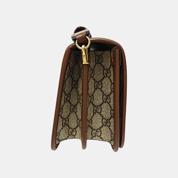 Retro Mini Monogram Coated Canvas Beige